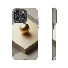 Lade das Bild in den Galerie-Viewer, iPhone Hülle &#39;&#39;Golden Dot&#39;&#39;, minimalistisches Design, hochwertiges Premium iPhone Case
