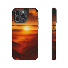 Lade das Bild in den Galerie-Viewer, iPhone Hülle &#39;&#39;Sunset Peaks&#39;&#39;, Natur Landschaft Design, hochwertiges Premium iPhone Case
