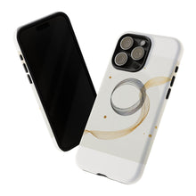 Lade das Bild in den Galerie-Viewer, iPhone Hülle &#39;&#39;Golden Curve&#39;&#39;, minimalistisches Design, hochwertiges Premium iPhone Case
