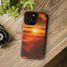 Lade das Bild in den Galerie-Viewer, iPhone Hülle &#39;&#39;Sunset Peaks&#39;&#39;, Natur Landschaft Design, hochwertiges Premium iPhone Case
