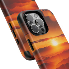 Lade das Bild in den Galerie-Viewer, iPhone Hülle &#39;&#39;Sunset Peaks&#39;&#39;, Natur Landschaft Design, hochwertiges Premium iPhone Case
