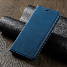 Lade das Bild in den Galerie-Viewer, iPhone Leder Wallet Card Flip Case, hochwertige Leder Premium iPhone Hülle
