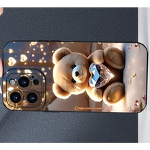 Lade das Bild in den Galerie-Viewer, iPhone MagSafe Schutzhülle Teddybär, hochwertiges Premium iPhone Case
