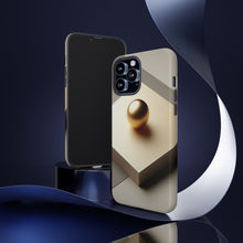 Lade das Bild in den Galerie-Viewer, iPhone Hülle &#39;&#39;Golden Dot&#39;&#39;, minimalistisches Design, hochwertiges Premium iPhone Case
