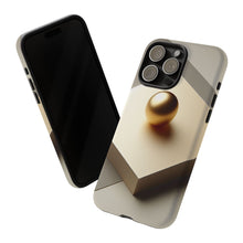 Lade das Bild in den Galerie-Viewer, iPhone Hülle &#39;&#39;Golden Dot&#39;&#39;, minimalistisches Design, hochwertiges Premium iPhone Case
