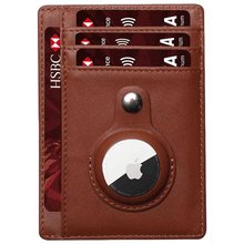 Lade das Bild in den Galerie-Viewer, AirTag Slim Wallet | Premium Kunstleder Etui - mystorery
