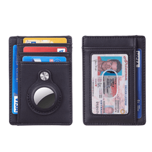 Lade das Bild in den Galerie-Viewer, AirTag Slim Wallet | Premium Kunstleder Etui
