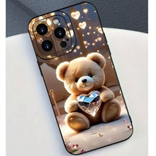 Lade das Bild in den Galerie-Viewer, iPhone MagSafe Schutzhülle Teddybär, hochwertiges Premium iPhone Case
