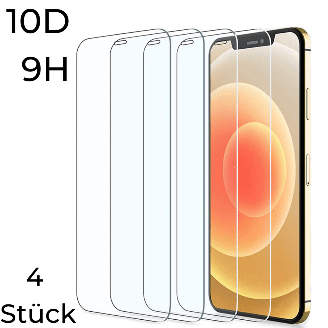 10D 9H iPhone Panzerglas Displayschutzfolien (4 Stück) - mystorery