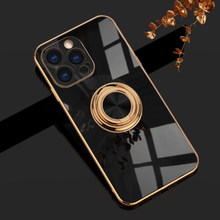 Lade das Bild in den Galerie-Viewer, iPhone Luxury Elegance Case | mit Magnet- Ringhalter/ Ständer Premium Schutzhülle
