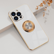 Lade das Bild in den Galerie-Viewer, iPhone Luxury Elegance Case | mit Magnet- Ringhalter/ Ständer Premium Schutzhülle
