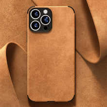 Lade das Bild in den Galerie-Viewer, iPhone Luxury Vintage Lambskin Leather Case™️ Premium Schutzhülle
