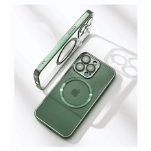 Lade das Bild in den Galerie-Viewer, iPhone Luxury MagSafe Clear Case Colored Ring | Premium Schutzhülle
