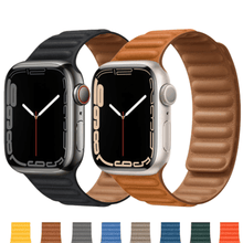 Lade das Bild in den Galerie-Viewer, Elegance Kunstlederarmband mit Magnetverschluss™️ für Deine Apple Watch
