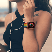 Lade das Bild in den Galerie-Viewer, Scrunchie Flex Nylon Pattern Armband™️ für Deine Apple Watch
