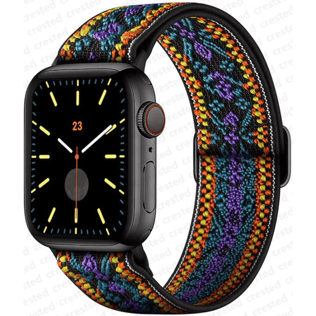 Scrunchie Flex Nylon Pattern Armband™️ für Deine Apple Watch