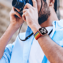 Lade das Bild in den Galerie-Viewer, Scrunchie Flex Nylon Pattern Armband™️ für Deine Apple Watch
