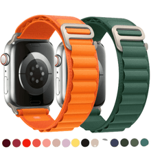 Lade das Bild in den Galerie-Viewer, Alpine Nylon Armband mit G-Titanhaken Verschluss™️ für Deine Apple Watch
