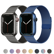 Lade das Bild in den Galerie-Viewer, Mesh Milanaise Edelstahlarmband mit Magnetverschluss™️ für Deine Apple Watch
