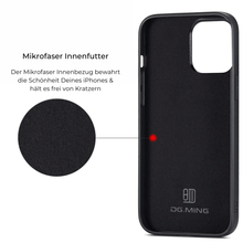 Lade das Bild in den Galerie-Viewer, iPhone Card Magnetic Removable Case | abnehmbares magnetisches Kunstleder Etui Premium Schutzhülle
