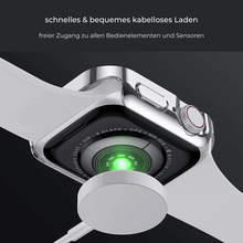 Lade das Bild in den Galerie-Viewer, Snap-on 2 in 1 Schutzhülle mit Panzerglas™️ für Deine Apple Watch
